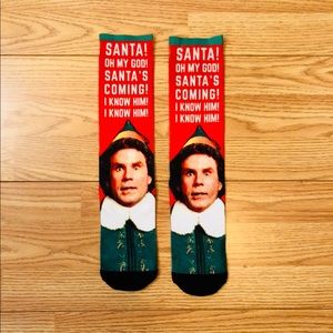 ELF CHRISTMAS SOCKS NEW